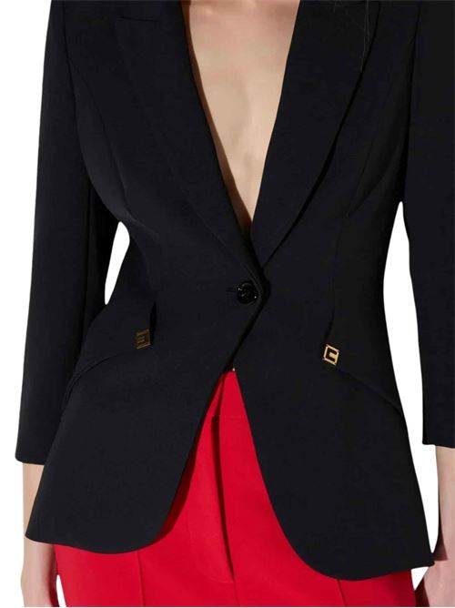 Blazer in crêpe e raso Elisabetta Franchi | GI27567E2110